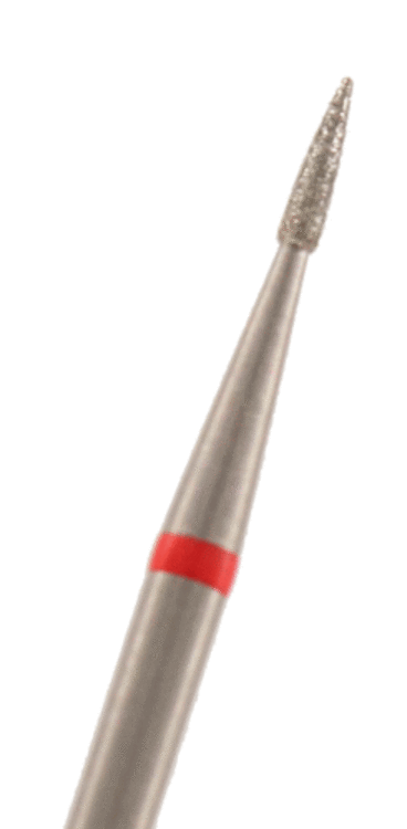 Diamant Flamme Körnung: Rot (fein, 1 Packung á 5 Stück)