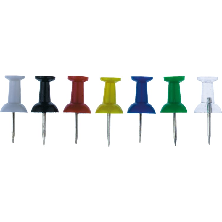 Alco push pin 7.5x12 mm 40 pieces assorted