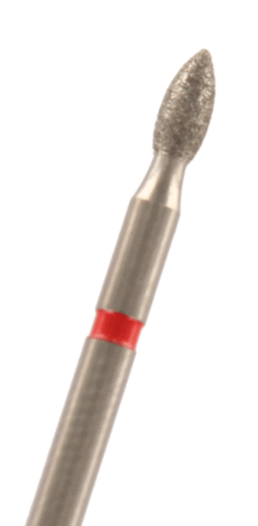 Diamant Knospe Körnung: Rot (fein, 1 Packung á 5 Stück)