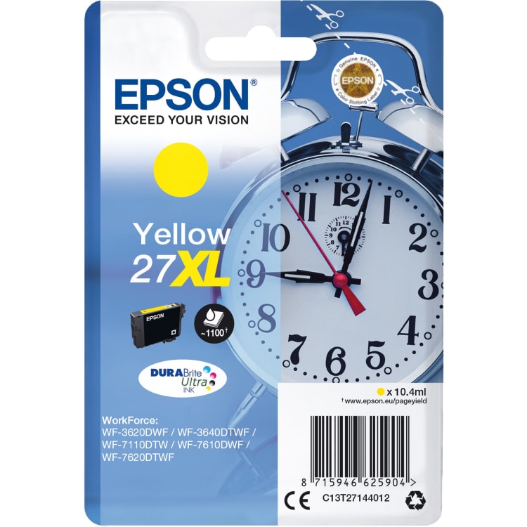 Epson ink cartridge 27XL 10.4 ml yellow