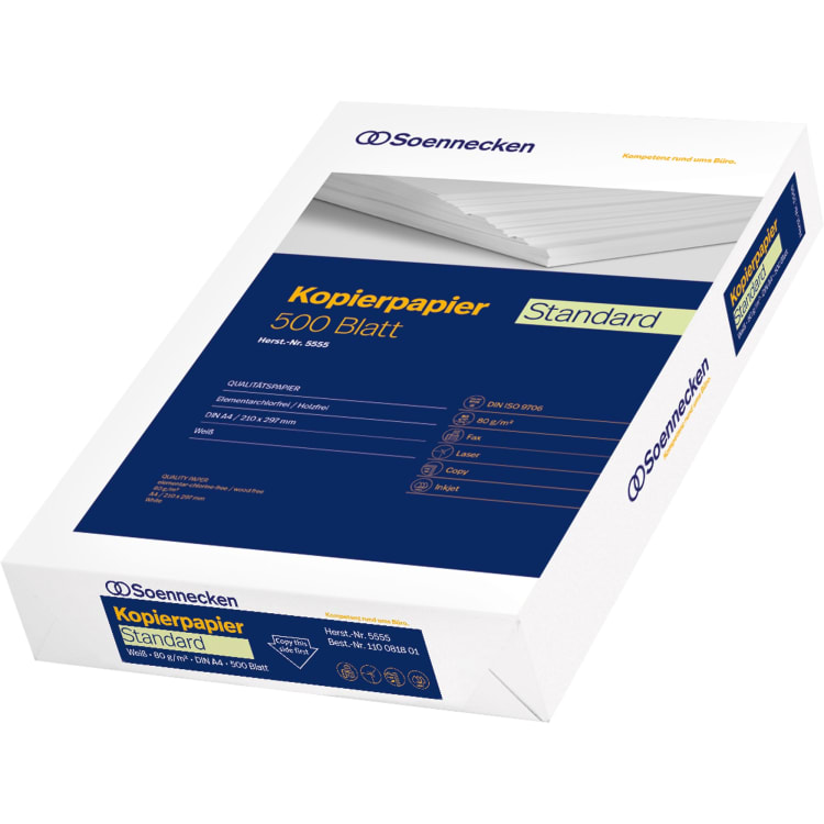 Soennecken Standard copy paper A3 80 g 500 sheets white