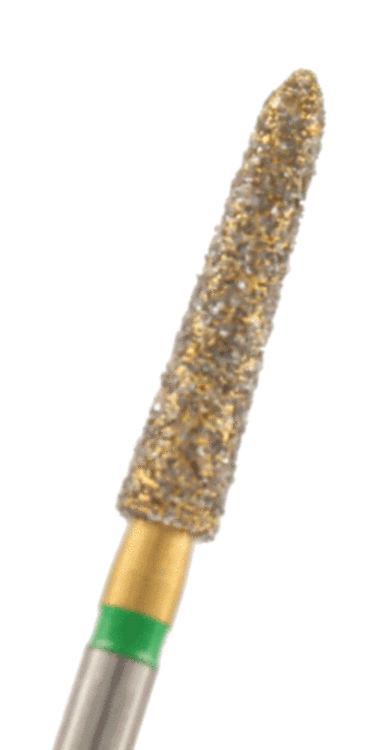 ZD-Diamant Torpedo konisch Körnung: Grün (grob, 1 Packung á 5 Stück)