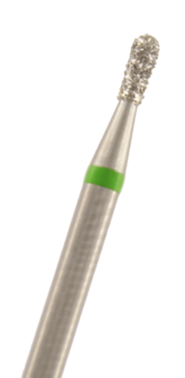 Diamant Birne Körnung: Grün (grob, 1 Packung á 5 Stück)