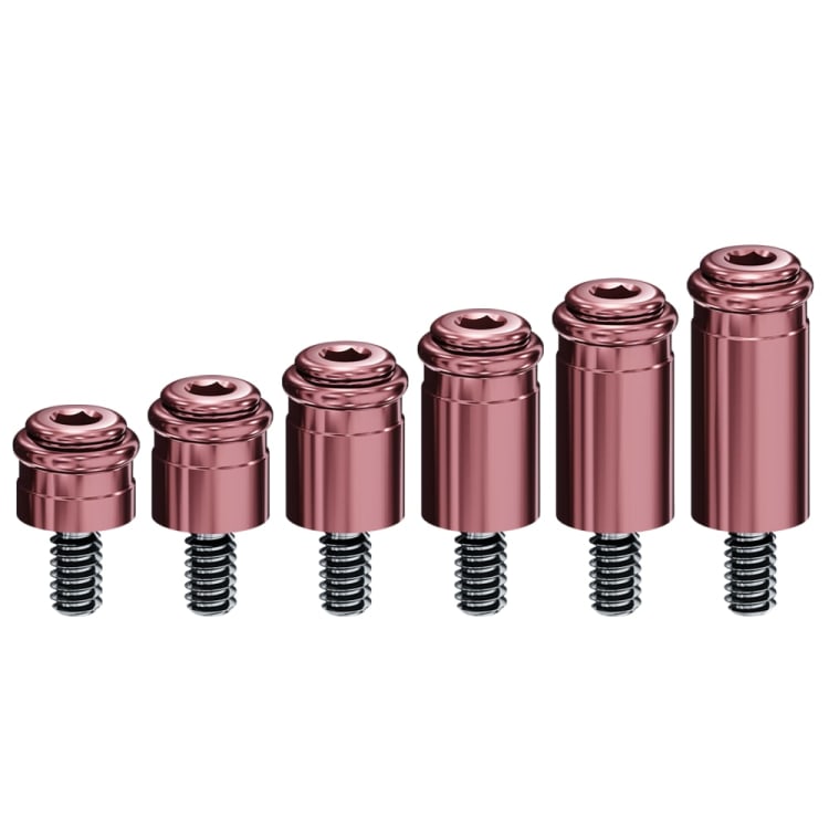 Locator R-Tx für Nobel Biocare – Brånemark / NobelSpeedy Groovy – External Hex - Plattform WP – Wide Platform – Blau - GH 5,0 mm