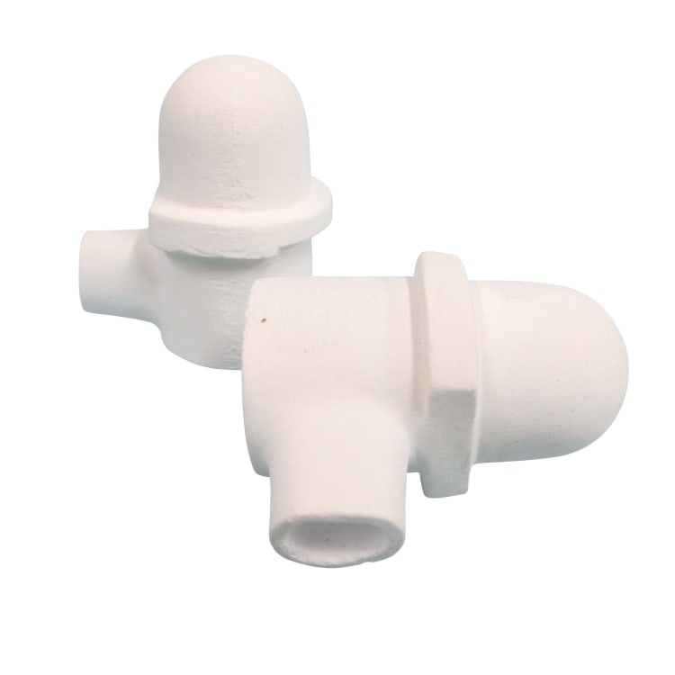 U-Dent casting crucible for Heraeus* ceramic: model casting / NEM / EM Pd base; pack size: 5 crucibles
