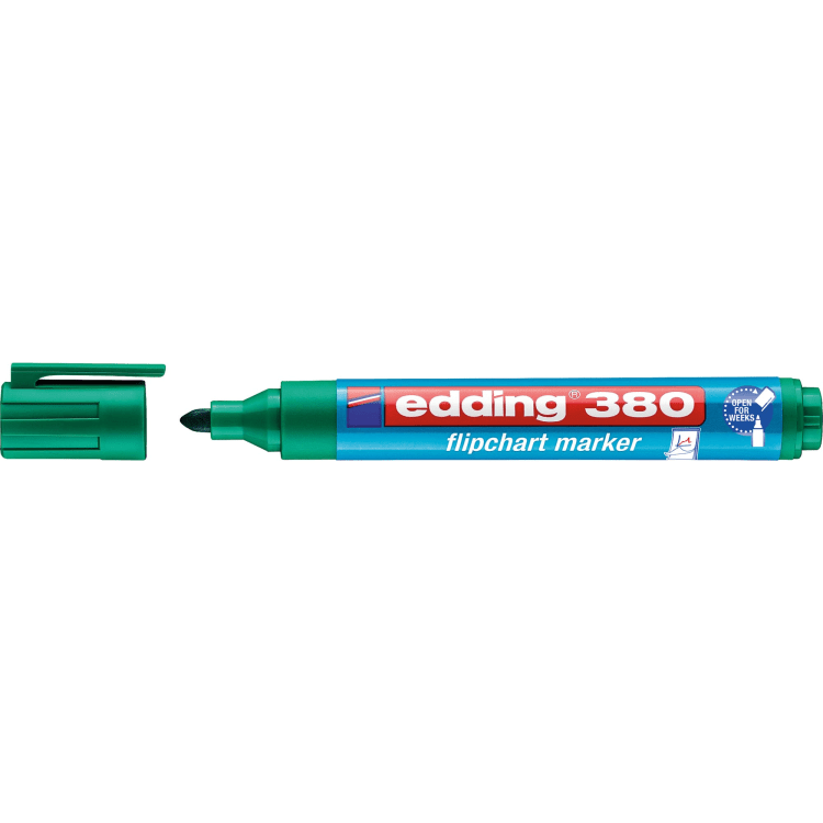 edding flipchart marker 380 1.5-3 mm bullet tip green