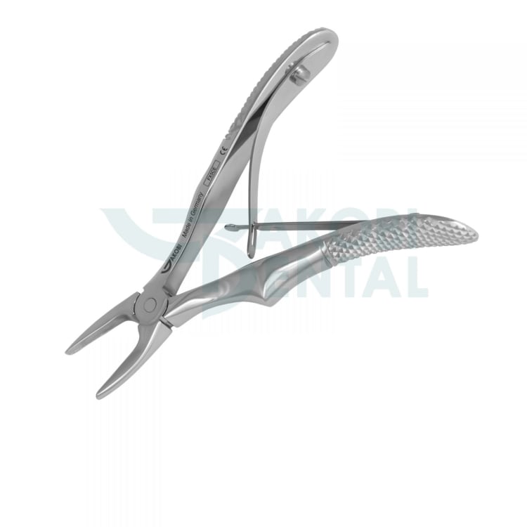 Children Extracting Forceps # 5, english pattern, with double spring, Satin Finish Design, stainless steel