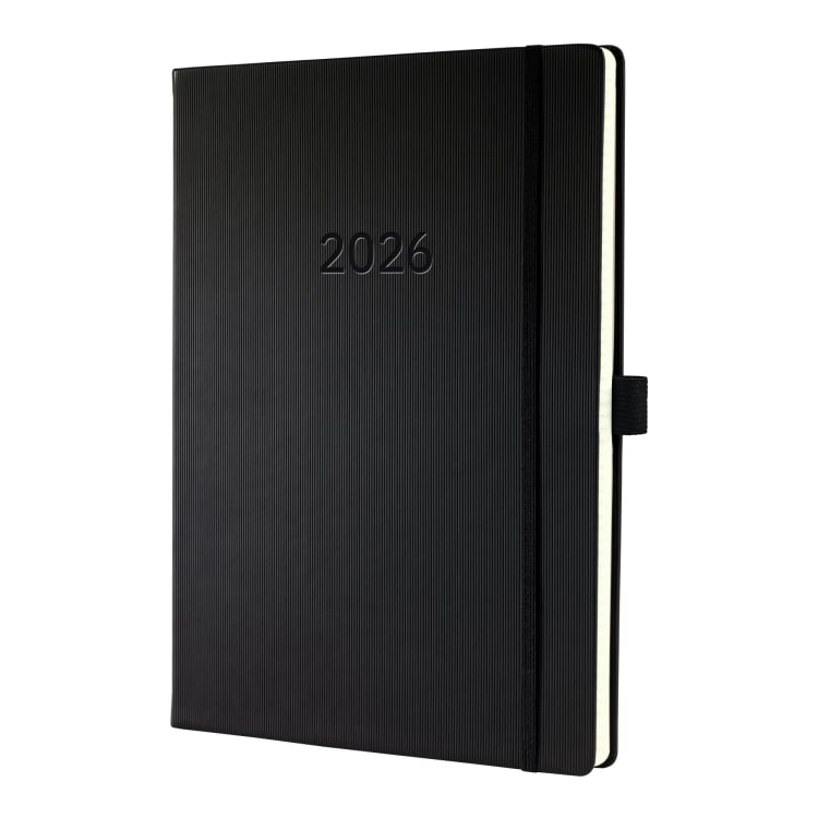 Sigel weekly planner Conceptum 2026 A4+ 1 week/2 pages black