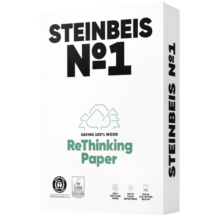 Steinbeis copy paper No.1 ISO 70 A4 500 sheets