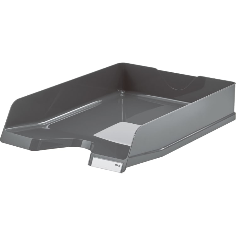 HAN letter tray VIVA A4/C4 PS dark grey