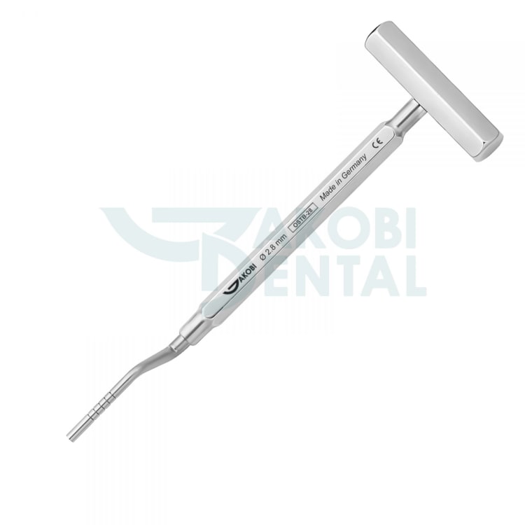 Sinus Osteotome OSTB 28, Concave, marking 8-10-12-14-16, Ø 28mm, stainless steel