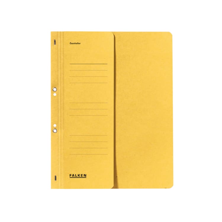 Falken eyelet file A4 half cover official binding yellow