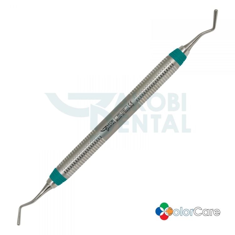 Plugger PFI 118, diameter 2.0mm / 2.6mm, ColorCare handle # 7, Colour: turquoise, stainless steel