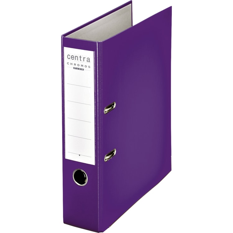 Centra ring binder Chromos A4 80 mm PP violet