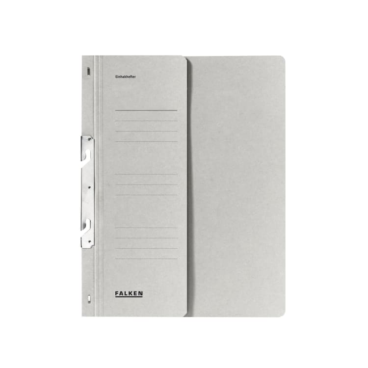 Falken hook-on file A4 half cover commercial binding grey