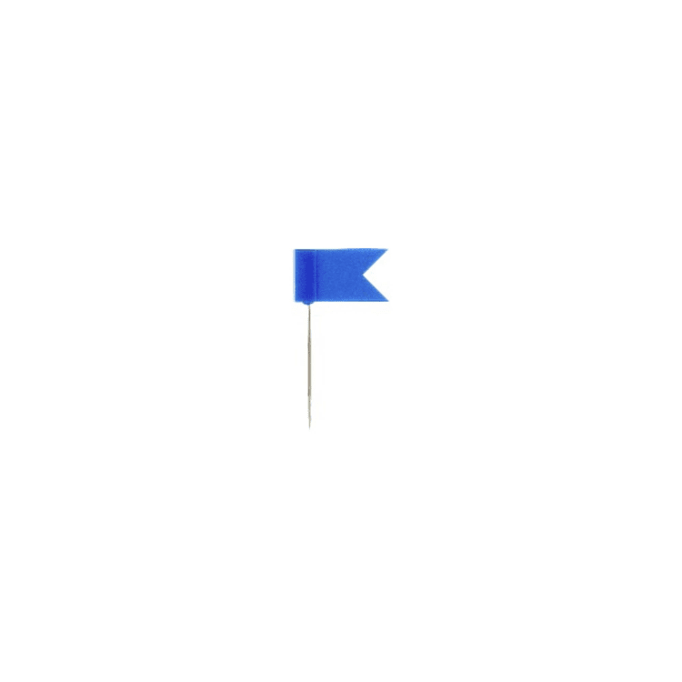 Alco marking flag 18x10x24 mm 20 pieces blue