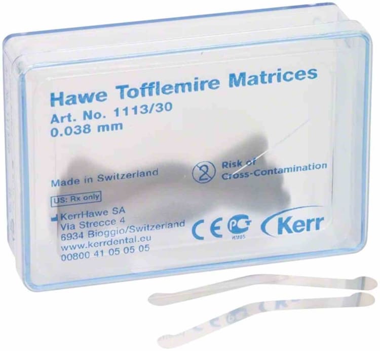 Kerr Hawe™ Tofflemire Matrizen 1113/30 0,038mm Thin