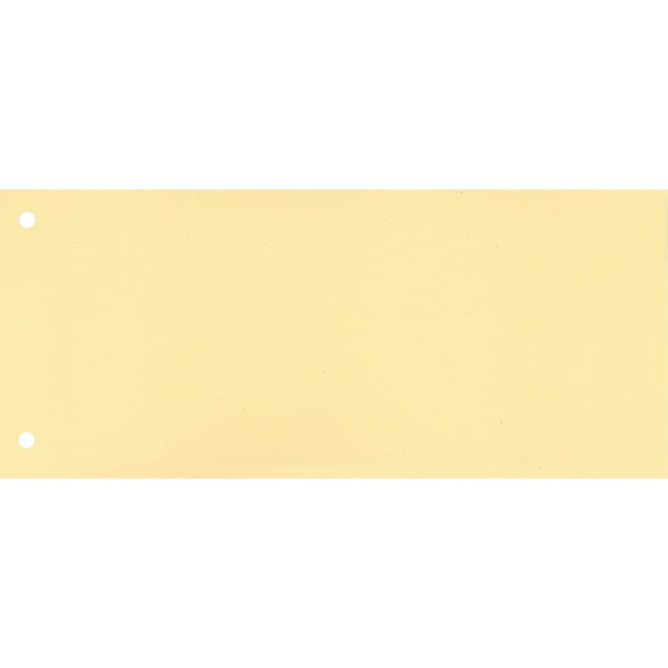 Divider strip short 22.5x10.5 cm 160 g 100 pieces yellow