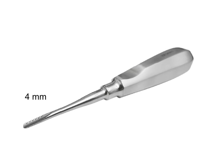 Wurzelheber mit Widerhaken 4 mm Lindo-Levien gerade