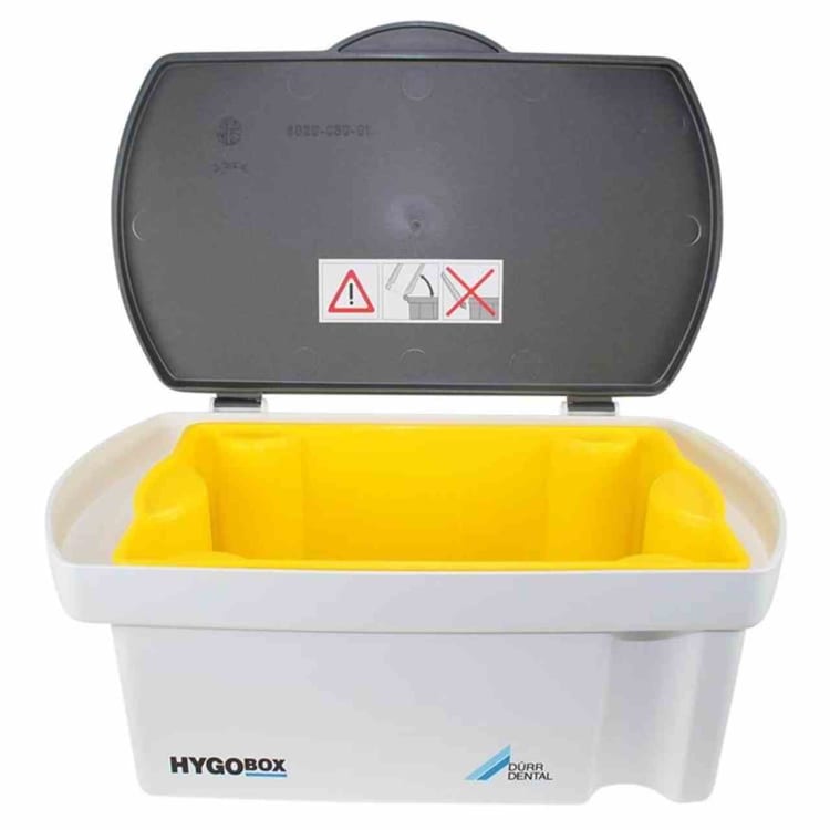Hygobox anthrazit Einsatz gelb