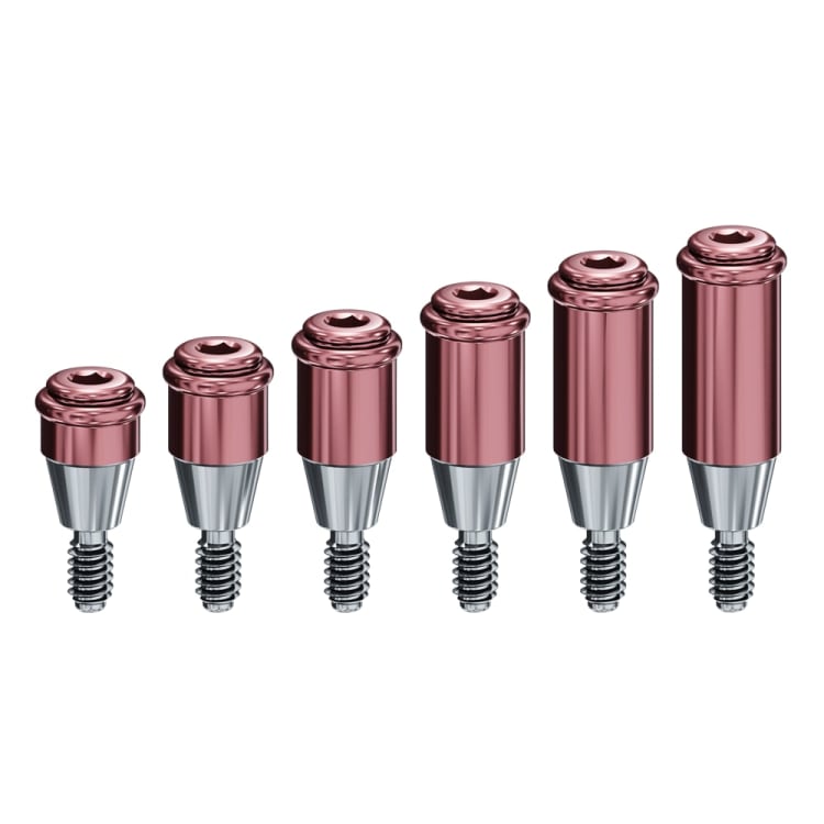 Locator R-Tx für Nobel Biocare – NobelActive/-Parallel/-Replace CC - Plattform RP – Regular Platform – Ø 4,3 mm – Gelb - GH 1,0 mm