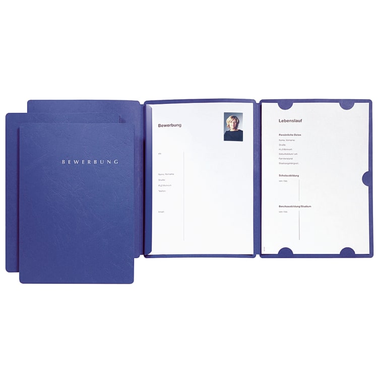 Pagna application folder Select Basic A4 cardboard blue