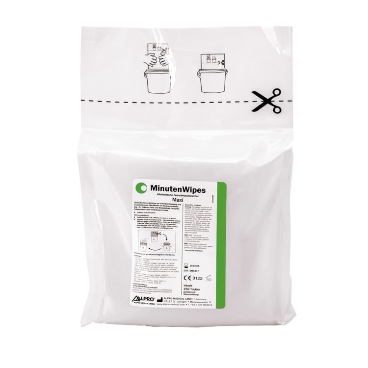 MinutenWipes Maxi 4x250St Nf Btl.
