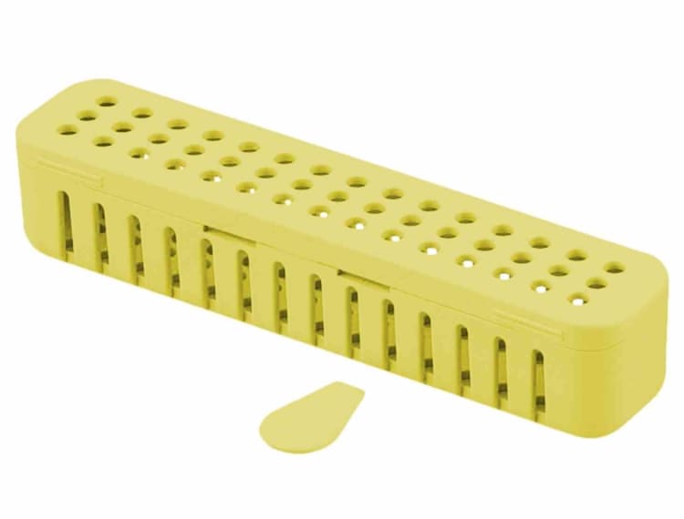 Steri-Container Compact neon gelb