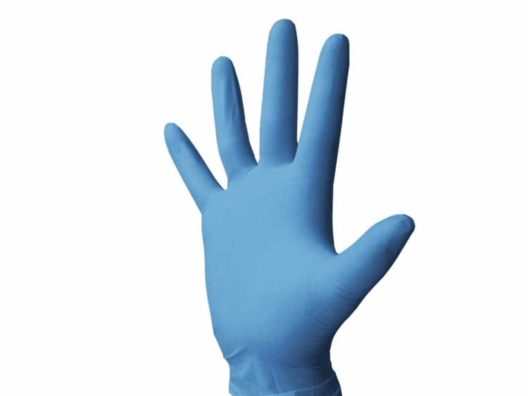 Einmalhandschuhe Latex XS blau 100St
