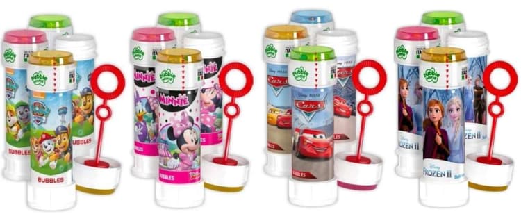 Seifenblasen Comic-Mix mit Geduldspiel 60ml (24 St.)