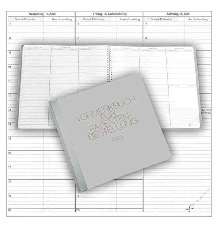 Patienten-Vormerkb. 2025 rot spiralt