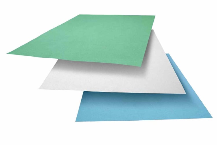 Akzenta Sterilisationspapier 60x60cm Groen 500 Stuk