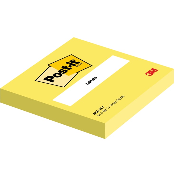 Post-it sticky notes Notes 76x76 mm neon yellow
