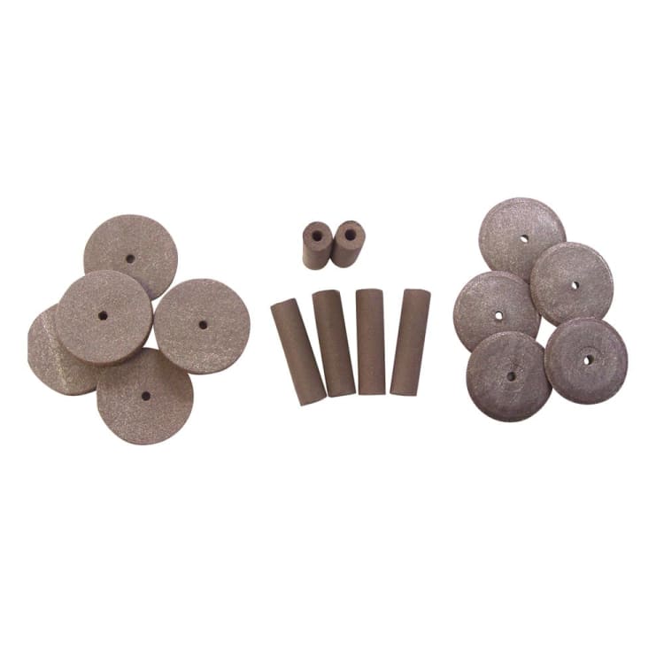 Gummipolierer Zylinder braun 24mm 100St