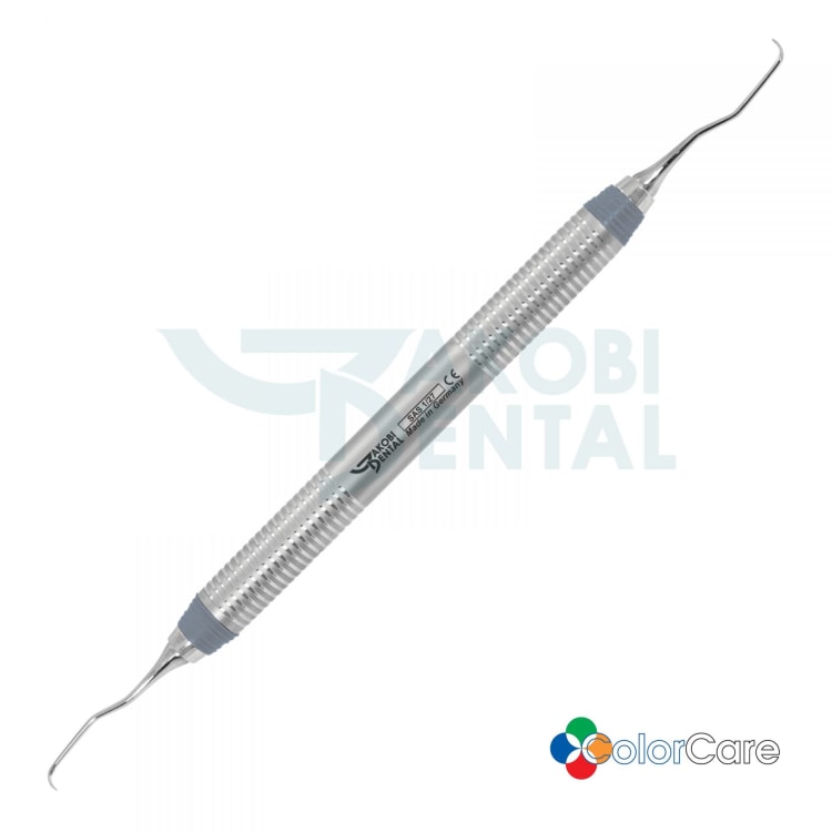 Gracey Curette 1/2, MINI, ColorCare handle # 7, Colour: turquoise, stainless steel