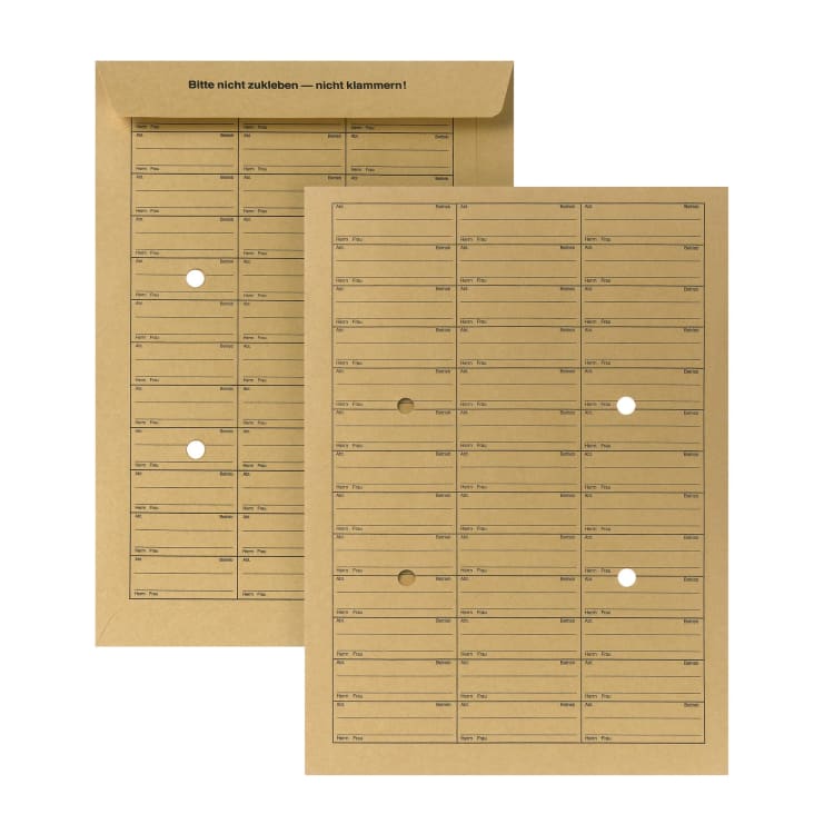 Posthorn internal mail envelope B4 250 pieces kraft brown