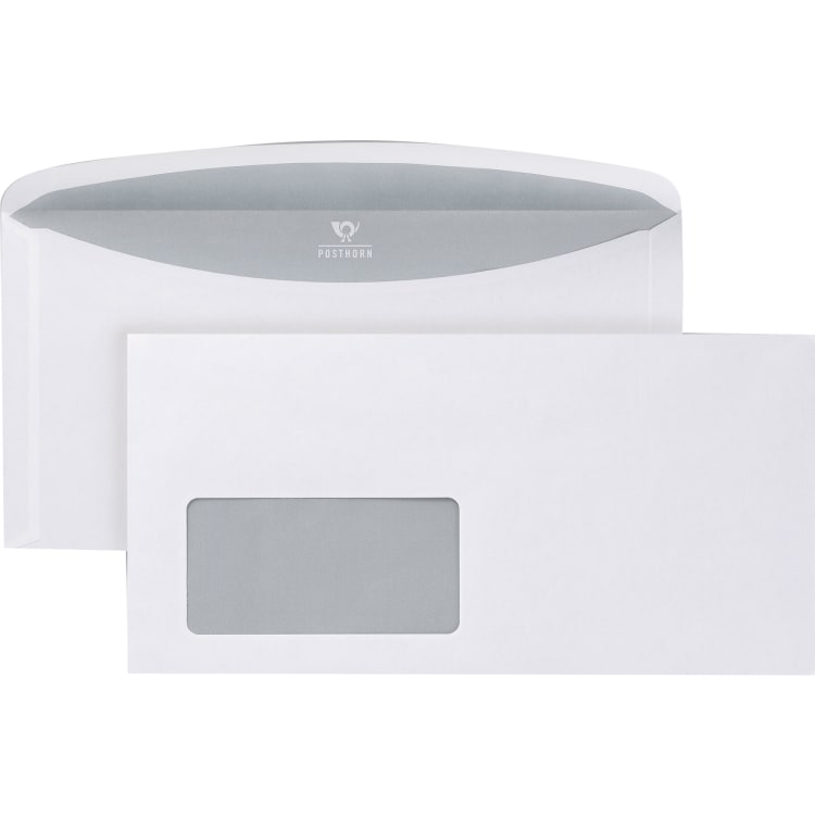 Bong machine envelope C6/5 with window gummed 1,000 pieces white