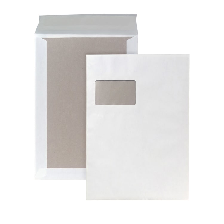 Posthorn mailing bag C4 120 g with window peel & seal 100 pieces white