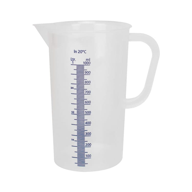 Messbecher m.Skala 1 Ltr.