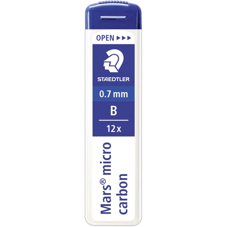 Staedtler lead refill Mars micro carbon B 0.7 mm 12 pieces