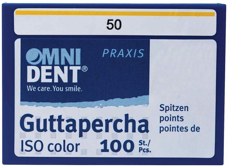 Omnident Guttaperchaspitzen Color Gr. 050 Yellow