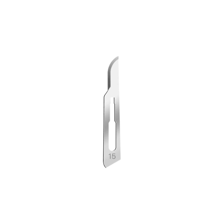 Scalpel blades sterile Fig. 15, pack size: 100 pieces