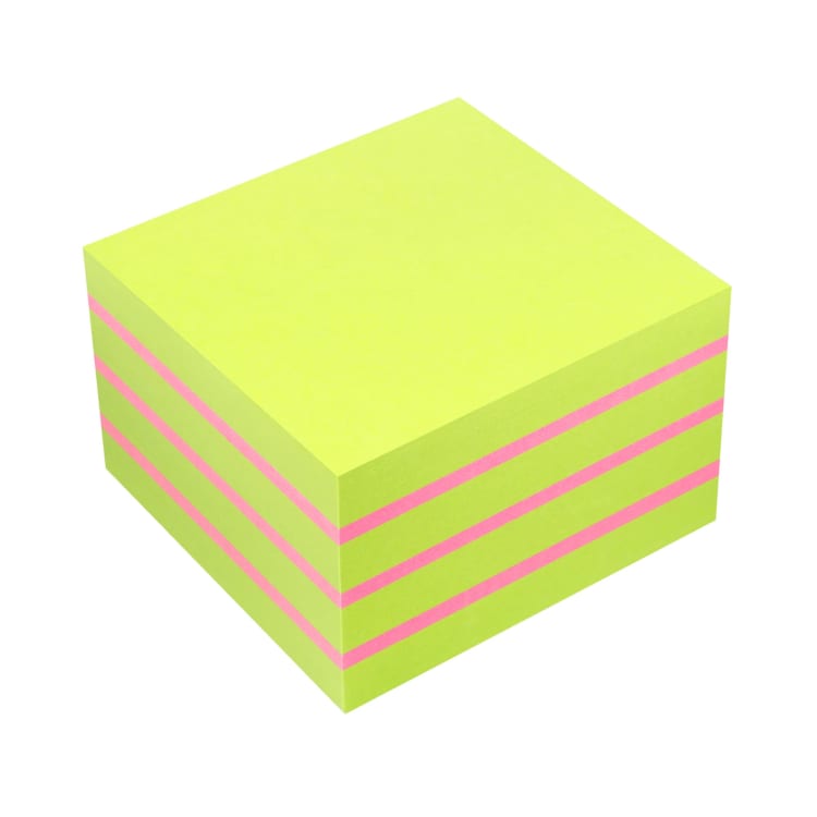 Soennecken oeco sticky note cube 75x75 mm 450 sheets coloured