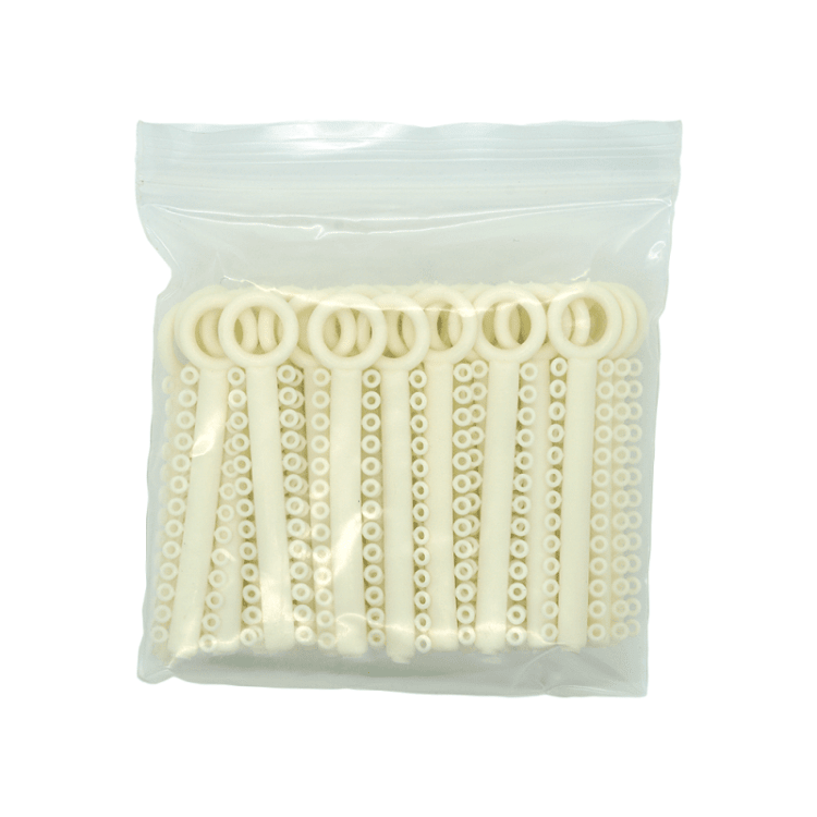 Gummiligaturen (Weiss)