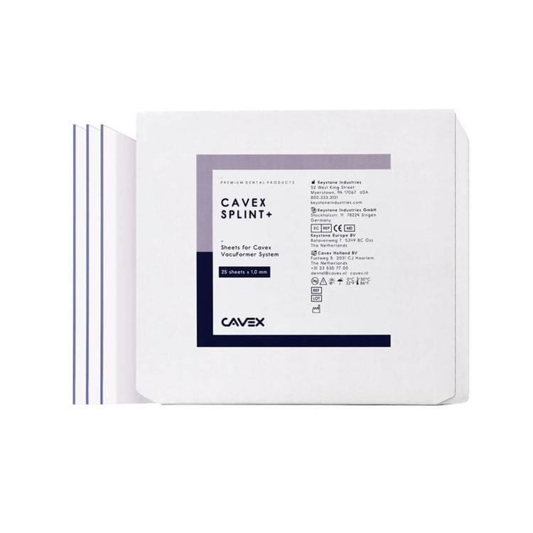 Cavex VF Splint+ Transpa sheet 1mm 25St
