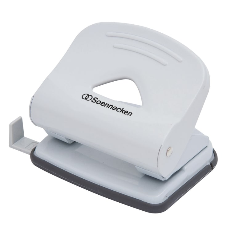 Soennecken hole punch up to 25 sheets metal light grey