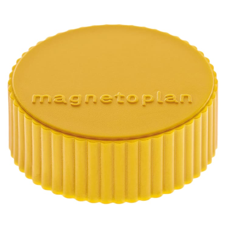 magnetoplan magnet Discofix Magnum 34 mm 10 pieces yellow