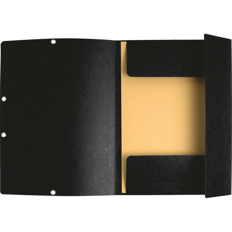 Exacompta Nature Future elastic folder A4 400 g cardboard black