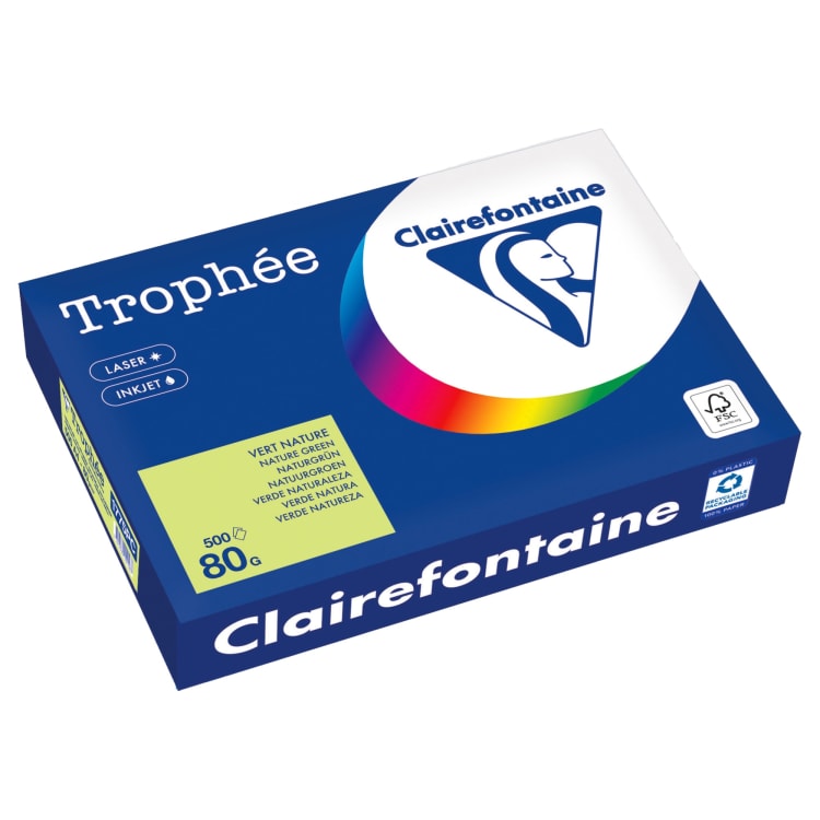 Clairefontaine copy paper A4 80 g 500 sheets natural green