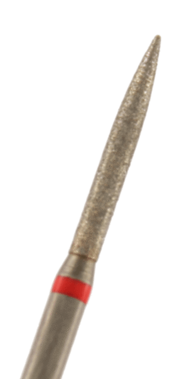 Diamant Flamme Körnung: Rot (fein, 1 Packung á 5 Stück)